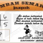 Syair HK Mbah Semar 29 November 2021