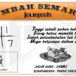 Syair HK Mbah Semar 01 Januari 2022