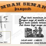 Syair HK Mbah Semar 19 Desember 2021