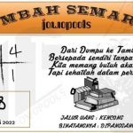 Syair SD Mbah Semar 29 Juni 2022