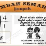 Syair SD Mbah Semar 01 Agustus 2022