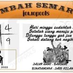 Syair SD Mbah Semar 03 Juli 2022