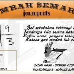 Syair SD Mbah Semar 06 Juli 2022