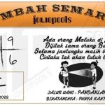 Syair SD Mbah Semar 10 Juli 2022