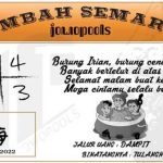 Syair SD Mbah Semar 27 Juli 2022