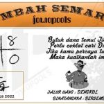 Syair SD Mbah Semar 07 Agustus 2022