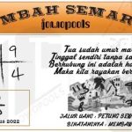 Syair SD Mbah Semar 14 Agustus 2022