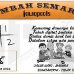 Syair SGP Mbah Semar 15 Agustus 2022