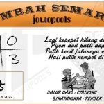 Syair SGP Mbah Semar 17 Agustus 2022