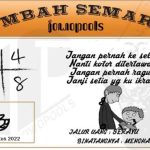 Syair SD Mbah Semar 20 Agustus 2022