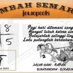 Syair SD Mbah Semar 21 Agustus 2022