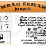 Syair SD Mbah Semar 26 Agustus 2022