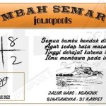 Syair SGP Mbah Semar 27 Agustus 2022