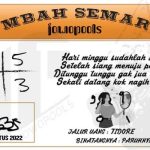 Syair SD Mbah Semar 28 Agustus 2022