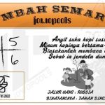 Syair SDY Mbah Semar 22 Agustus 2022