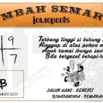 Syair SD Mbah Semar 23 September 2022