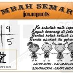 Syair SD Mbah Semar 25 September 2022