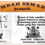 Syair SGP Mbah Semar 11 September 2022
