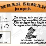 Syair SGP Mbah Semar 13 September 2022