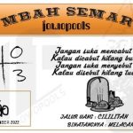 Syair SGP Mbah Semar 20 September 2022