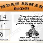 Syair SGP Mbah Semar 29 September 2022