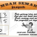 Syair SGP Mbah Semar 05 September 2022