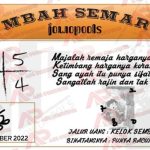 Syair SDY Mbah Semar 09 Oktober 2022