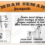 Syair SGP Mbah Semar 17 Oktober 2022