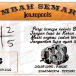 Syair SDY Mbah Semar 28 Oktober 2022