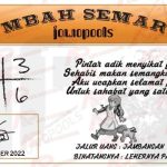 Syair SGP Mbah Semar 27 Oktober 2022