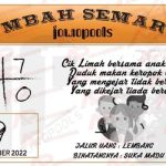 Syair SGP Mbah Semar 30 Oktober 2022