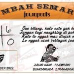 Syair SGP Mbah Semar 18 Oktober 2022
