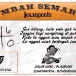 Syair SGP Mbah Semar 25 Oktober 2022