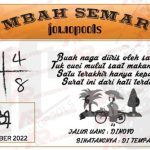 Syair SGP Mbah Semar 14 Oktober 2022
