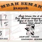 Syair SGP Mbah Semar 15 Oktober 2022