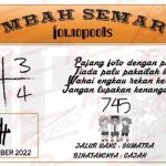 Syair HK Mbah Semar 01 Desember 2022