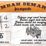 Syair SDY Mbah Semar 15 November 2022