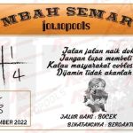 Syair SDY Mbah Semar 23 November 2022