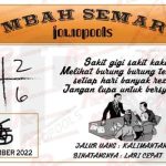 Syair SDY Mbah Semar 25 November 2022