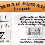 Syair SGP Mbah Semar 14 November 2022
