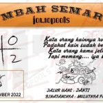 Syair SGP Mbah Semar 04 November 2022