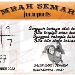 Syair SGP Mbah Semar 22 November 2022