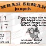 Syair SGP Mbah Semar 24 November 2022