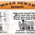 Syair SGP Mbah Semar 29 November 2022
