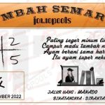 Syair SGP Mbah Semar 05 November 2022