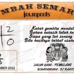 Syair SGP Mbah Semar 06 November 2022