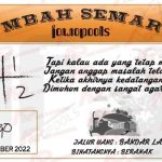 Syair SDY Mbah Semar 14 Desember 2022