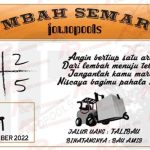 Syair SDY Mbah Semar 22 Desember 2022