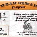 Syair SDY Mbah Semar 08 Desember 2022