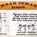 Syair SGP Mbah Semar 15 Desember 2022